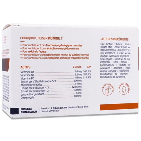 BIOTONIL NATURAL CON RECETA MÉDICA, EFECTO INMEDIATO, 10 DOSIS