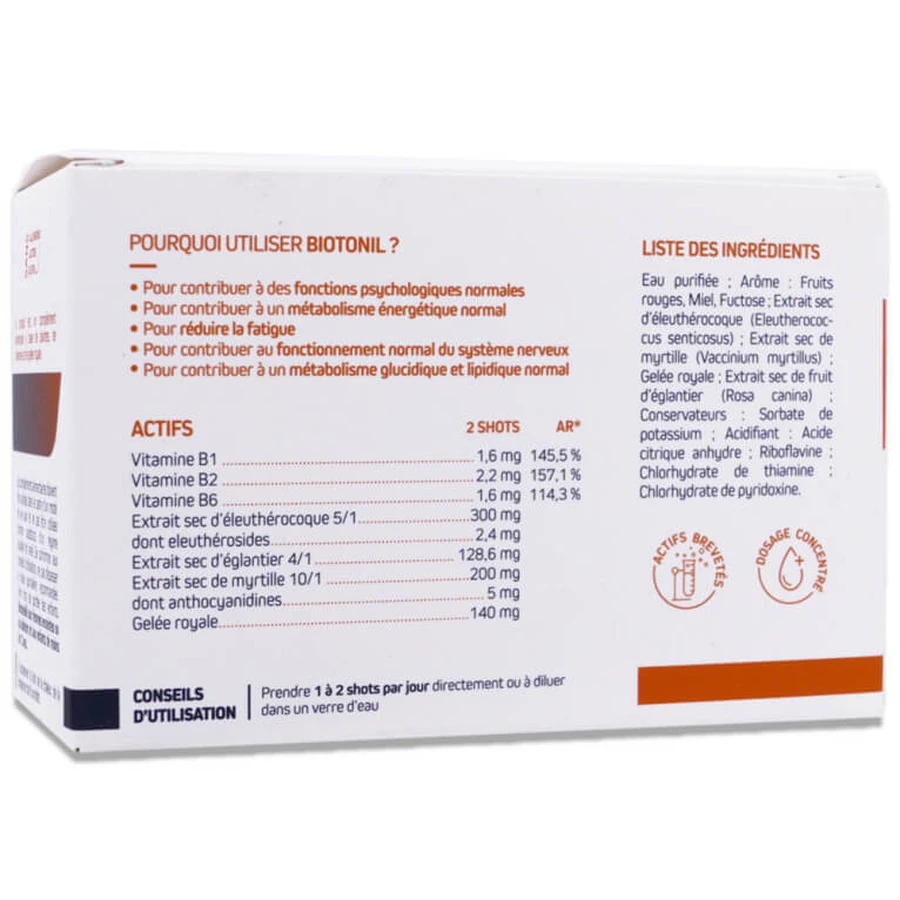 BIOTONIL NATURAL CON RECETA MÉDICA, EFECTO INMEDIATO, 10 DOSIS
