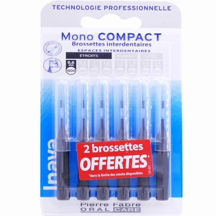 INAVA MONO COMPACT 4+2 BRUSH SETS 0.6MM