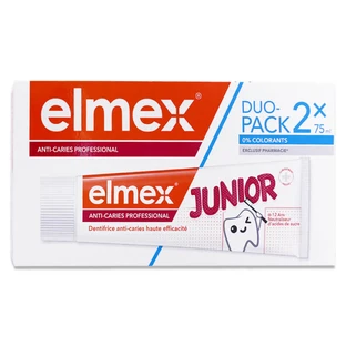 ELMEX JUNIOR ANTI-CARIES TOOTHPASTE DUO PACK 2X75ML