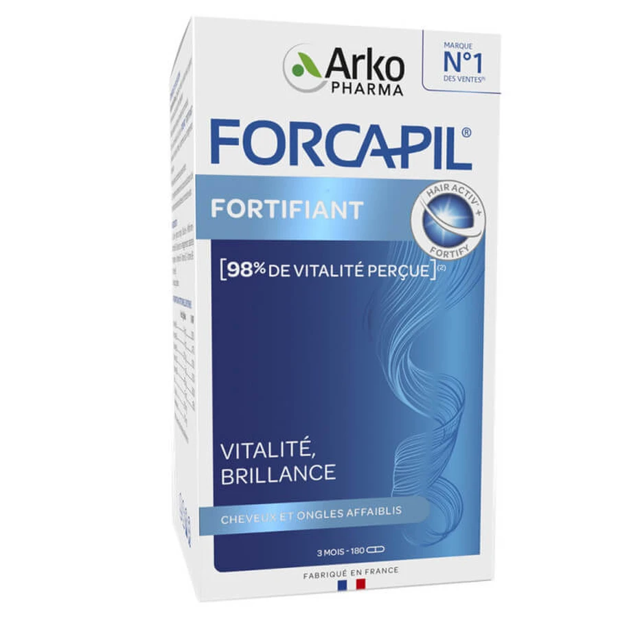 ARKOPHARMA FORCAPIL: VERSTERKING, VITALITEIT EN GLANS 180 CAPSULES