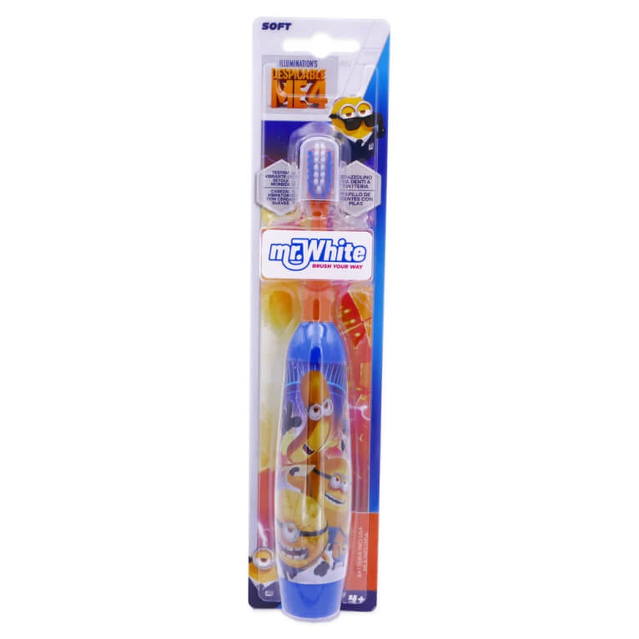 MR WHITE TURBO SOFT MINIONS TOOTHBRUSH 4+