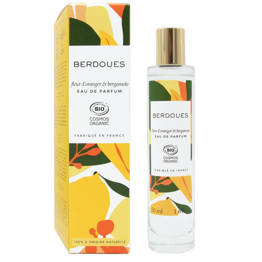 BERDOUES AGUA DE PERFUME ECOLÓGICA DE FLOR DE NARANJO Y BERGAMOTA 50 ML