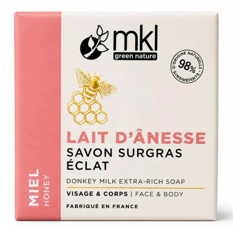 MKL LAIT D'ANESSE SAVON SURGRAS ECLAT MIEL 100G
