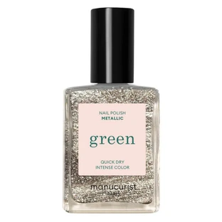 MANUCURIST GREEN METALLIC NAIL POLISH 15ML