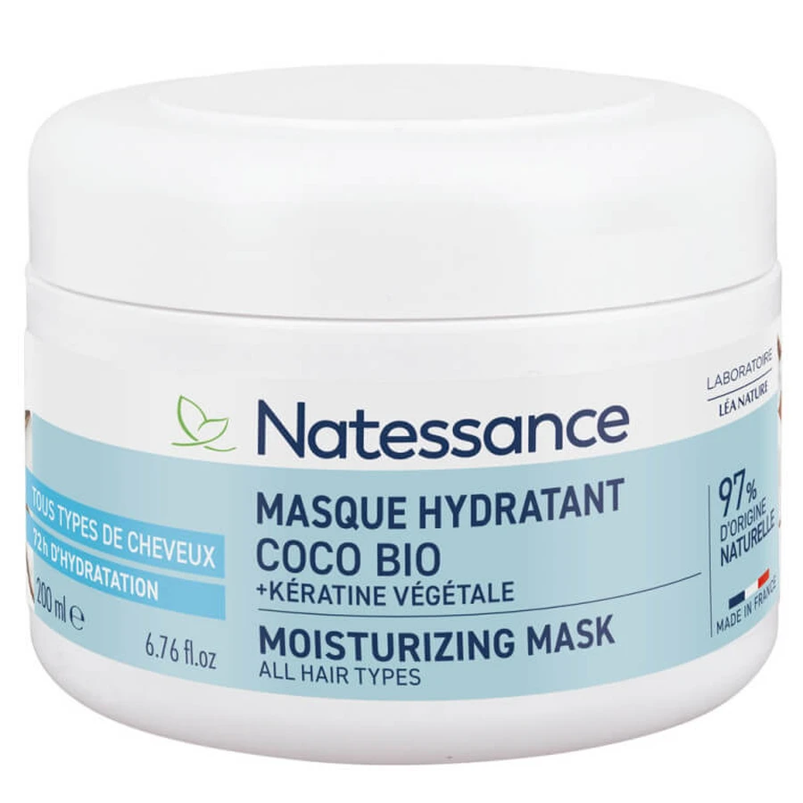 NATESSANCE BIOLOGISCH KOKOS-HYDRATEREND MASKER 200 ML