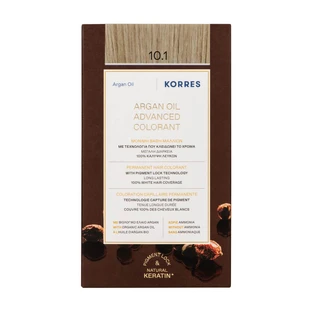 KORRES ARGANÖL-HAARFARBE 10.1 PLATIN-ASCHBLOND