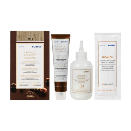 KORRES ARGANÖL-HAARFARBE 10.1 PLATIN-ASCHBLOND