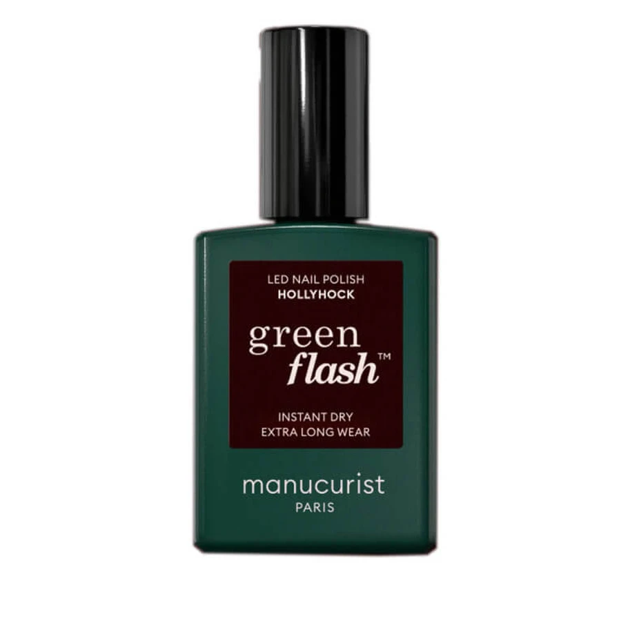 MANUCURIST GREEN FLASH HOLLYHOCK NAIL POLISH 15ML