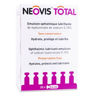 NEOVIS TOTAL SMEERMIDDEL VOOR OGEN, EMULSIE 30 X 0,4 ML