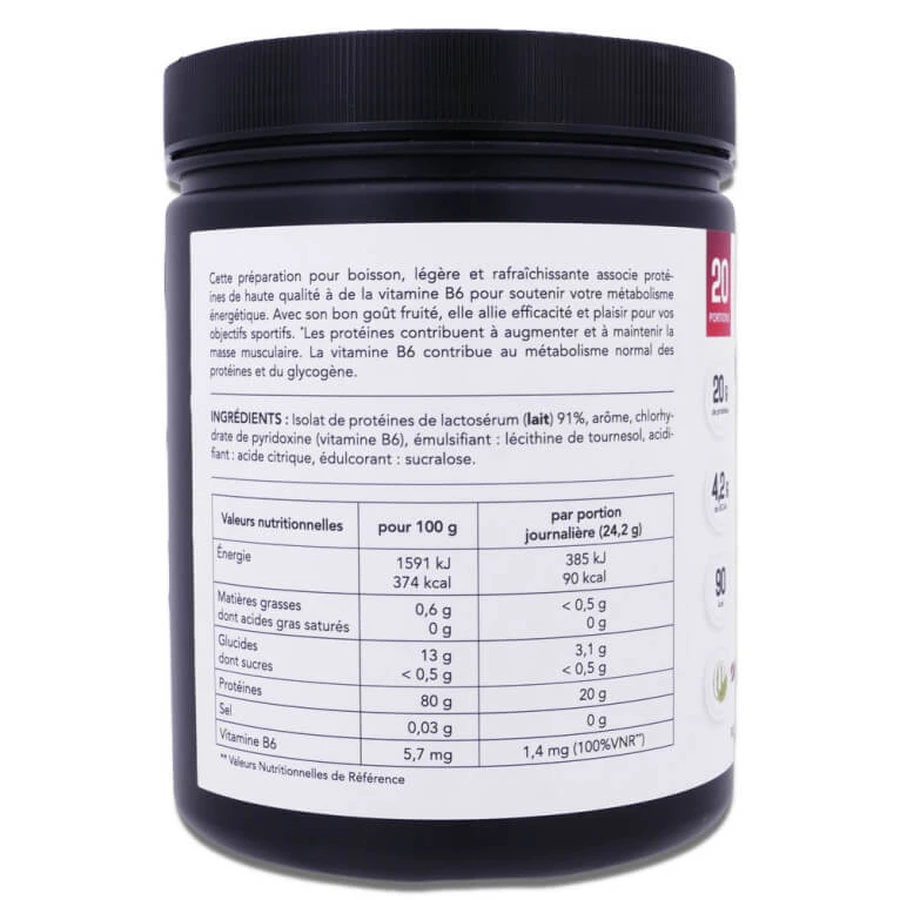 NAT & FORM CLEAR WHEY ISOLATE 20 PORTIONS SAVEUR MELON