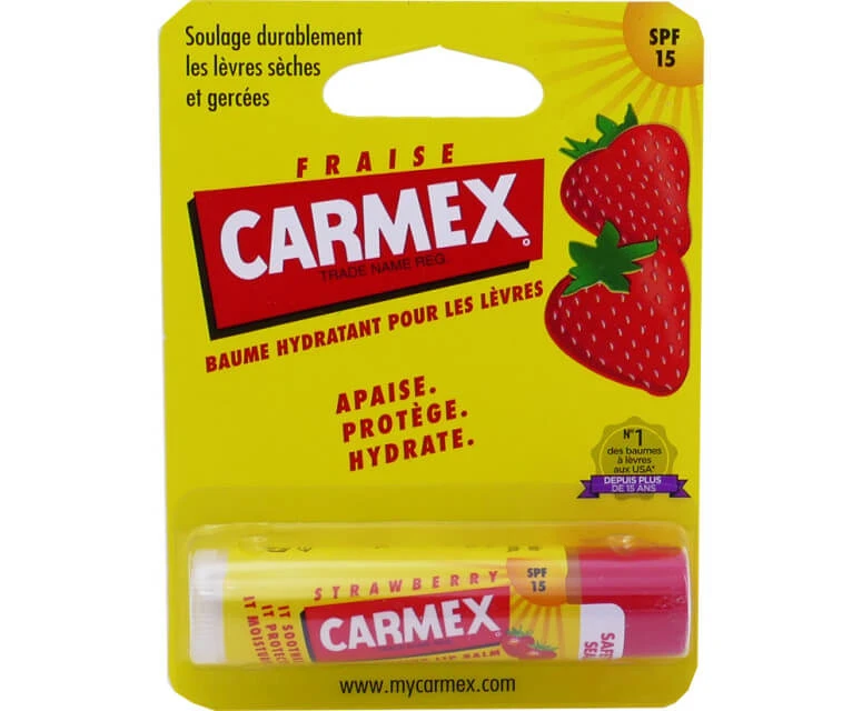 CARMEX STRAWBERRY LIP BALM SPF 15 4.9 ML