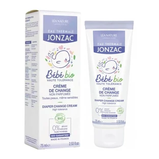 JONZAC ORGANIC BABY FRAGRANCE-FREE DIAPER CREAM 75ML