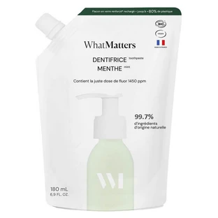 WHATMATTERS ECO MINT TOOTHPASTE REFILL 180ML