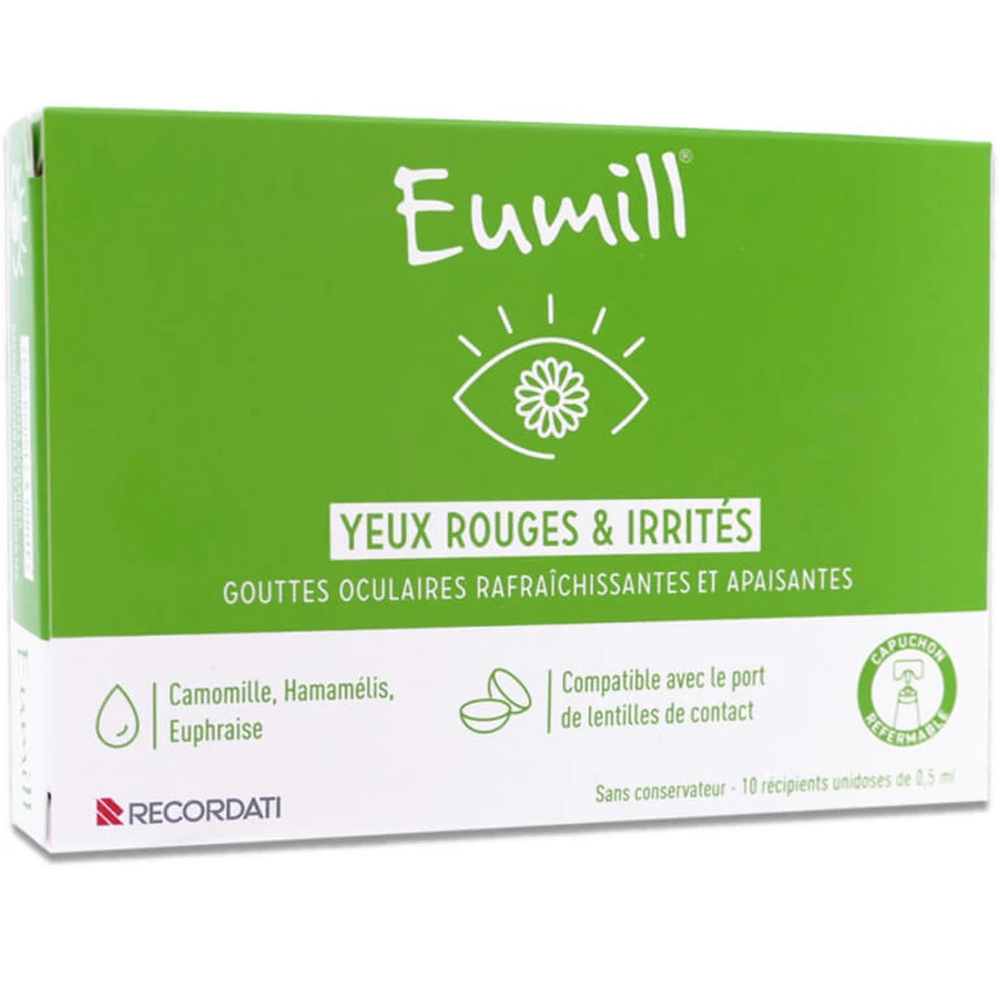 EUMILL EYE DROPS FOR RED AND IRRITATED EYES