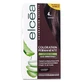 ELCEA VOPSEA DE PĂR PERMANENTĂ CU ALOE VERA, CULOARE CASTANIE NR. 4