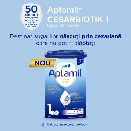 Aptamil CesarBiotik 1 melkpoeder 0–6 mnd, 800 g, Nutricia
