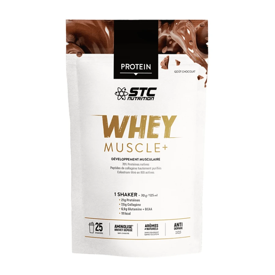 STC NUTRITION WHEY MUSCLE+ SABOR A CHOCOLATE 750 G