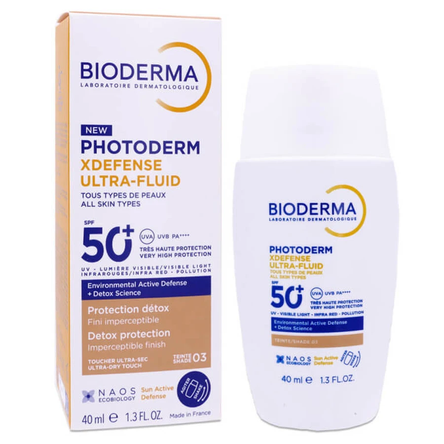 BIODERMA PHOTODERM XDEFENSE ULTRA FLUID LSF 50+ FARBTON 03 40 ml