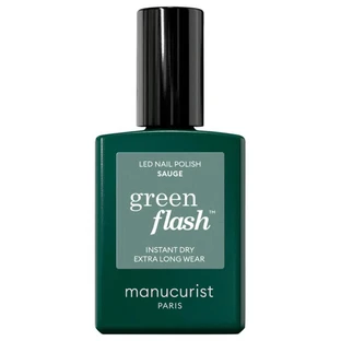 MANUCURIST GREEN FLASH SALVIA NAIL POLISH 15ML