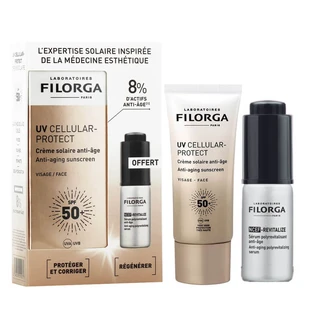 FILORGA UV CELLULAR PROTECT SUNSCREEN SPF 50+ NCEF REVITALIZE SERUM