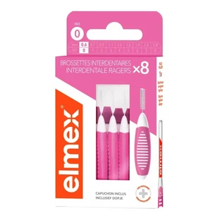 ELMEX 8 BROSSETTES INTERDENTAIRES ISO 0 0.6 MM