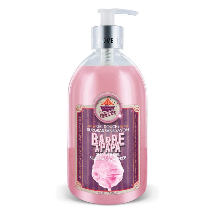 LES PETITS BAINS DE PROVENCE GEL DOUCHE SANS SAVON ENFANT BARBE A PAPA 500 ML