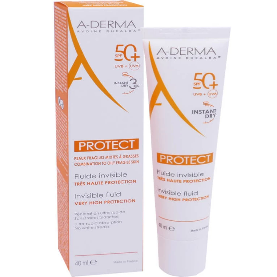 ADERMA PROTECT LOCIÓN INVISIBLE 40 ML SPF 50+