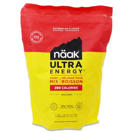 NAAK ULTRA, MEZCLA PARA BEBIDA ENERGÉTICA, SABOR A SANDÍA, 720 G