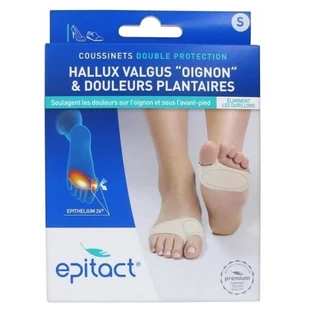 EPITACT-PADS MET DUBBELE BESCHERMING VOOR HALLUX VALGUS („BUNION”) MAAT S