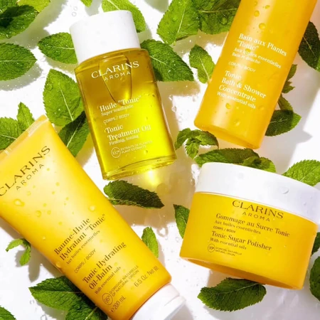 CLARINS «TONIC» BÁLSAMO HIDRATANTE EN ACEITE CON ACEITES ESENCIALES 200 ML