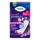 TENA DISCREET PROTECT+ NORMAL NIGHT 10 NIGHT PADS