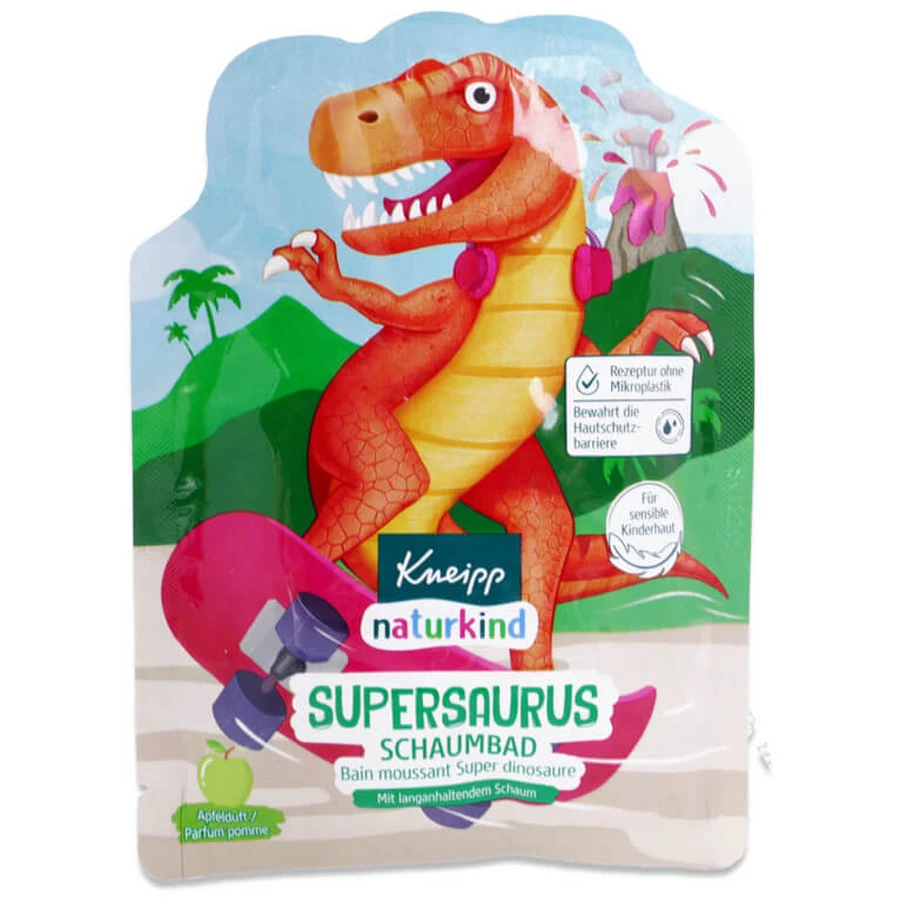 KNEIPP NATURKIND SUPERSAURUS BAIN MOUSSANT PARFUM POMME