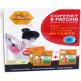 SET REGALO TIGER BALM: 9 CEROTTI + CUSCINETTO TERMICO