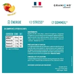 GRANIONS BISGLICINATO DE MAGNESIO 360 MG, SABOR A MELOCOTÓN, 20 COMPRIMIDOS