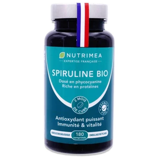 NUTRIMEA ORGANIC SPIRULINA 180 CAPSULES