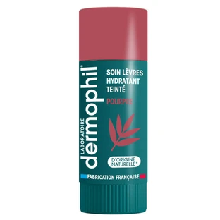 DERMOPHIL HYDRATERENDE LIPPENBALSEM, PAARSE KLEUR, 4 G