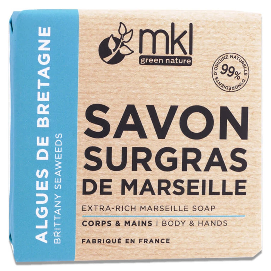 MKL SAVON SURGRAS DE MARSEILLE ALGUE DE BRETAGNE 100G