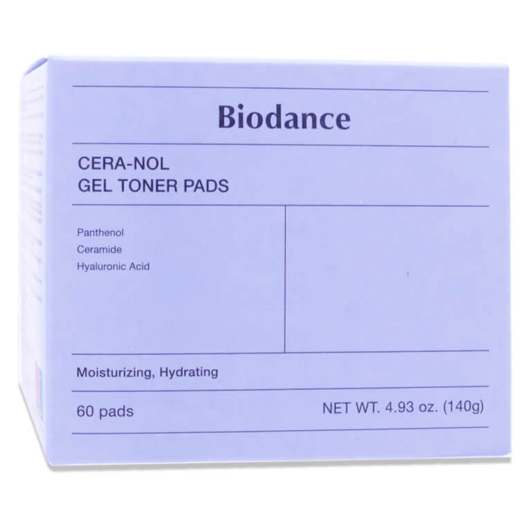 BIODANCE CERA-NOL MOISTURIZING TONER GEL, 60 PATCHES