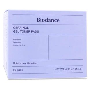 BIODANCE CERA-NOL FEUCHTIGKEITSSPENDENDES TONER-GEL, 60 PFLASTER