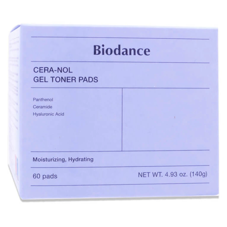 BIODANCE CERA-NOL FEUCHTIGKEITSSPENDENDES TONER-GEL, 60 PFLASTER