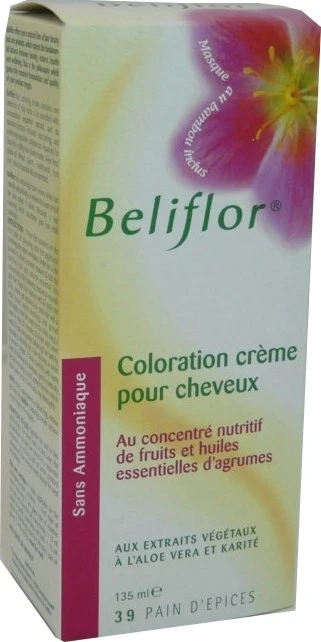BELIFLOR CREAM HAIR COLOR 39 GINGERBREAD 120 ML