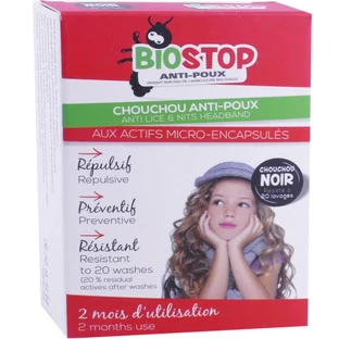 BIOSTOP ZWARTE HAARBAND TEGEN LUIZEN