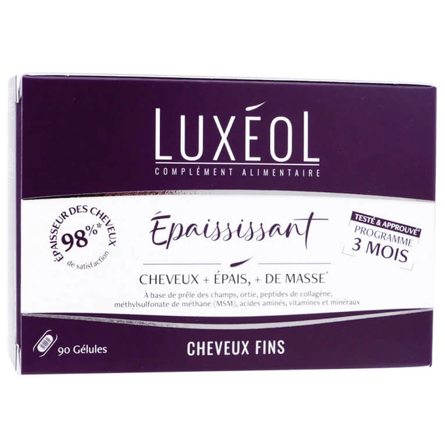 LUXEOL EPAISSISSANT CHEVEUX FINS 90 GELULES