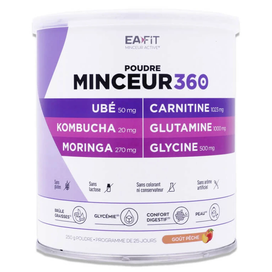 EAFIT AFSLANKPOEDER 360 PERZIKSMAAK 250 G