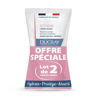 DUCRAY ICTYANE CREME MAINS LOT DE 2X50ML