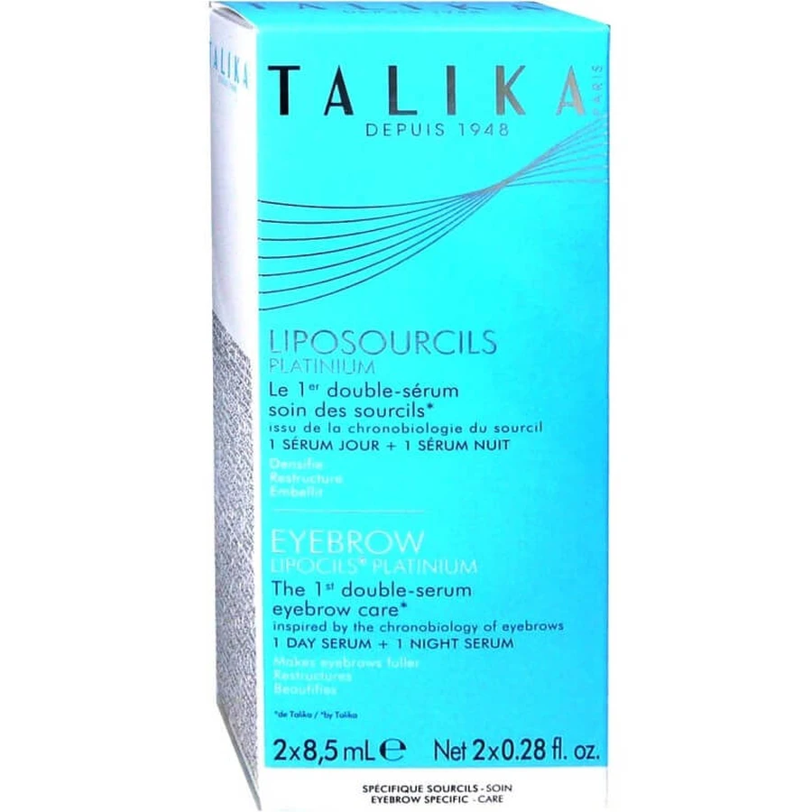 TALIKA LIPOSOURCILS PLATINIUM SÉRUM DOBLE DÍA/NOCHE 2 x 8,5 ml