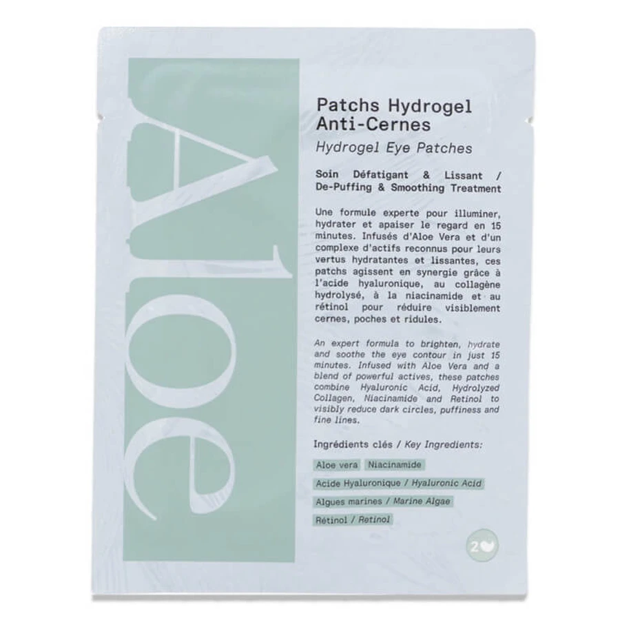 ALOE HYDROGEL EYE PATCHES FOR DARK CIRCLES (2 PATCHES)