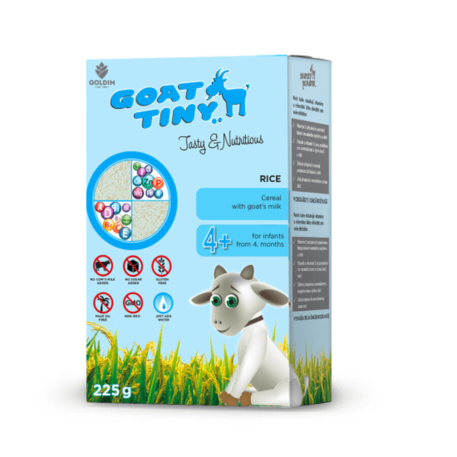 Buy Rice puree with goat's milk, 4 months+, 225 g, Goldim Rice puree with goat's milk, 4 months+, 225 g, Goldim
