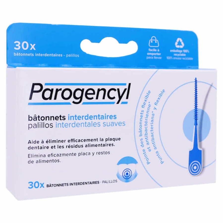 PAROGENCYL INTERDENTAL STICKS, 30 STICKS